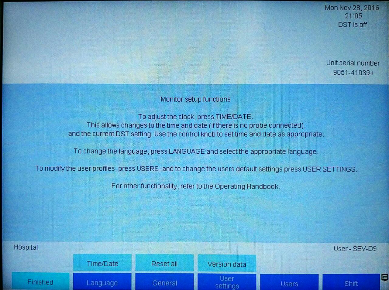 Baud Rate and Flow Control confirmation