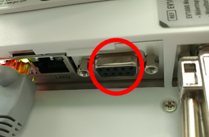 EV-1000A — serial port location