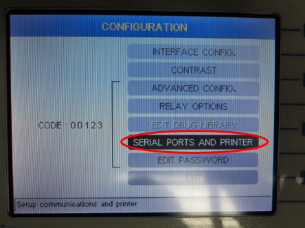 Service mode button combination