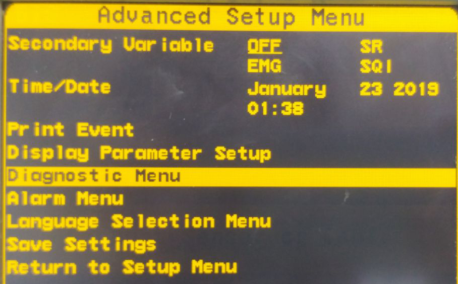 System Configuration Menu