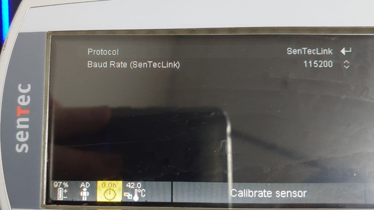 Sentec SDM — rear serial port